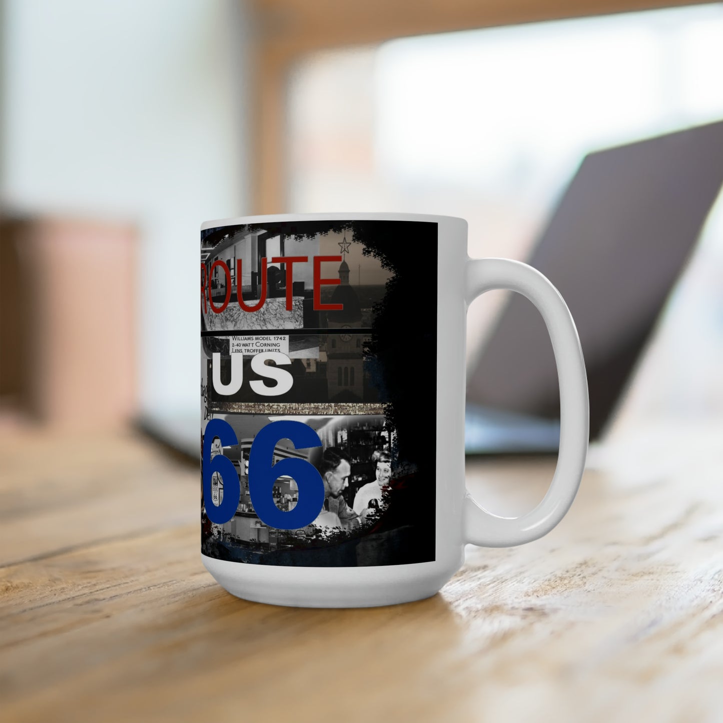 Ceramic Mug 15oz Route 66